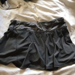 lululemon tennis/running skirt